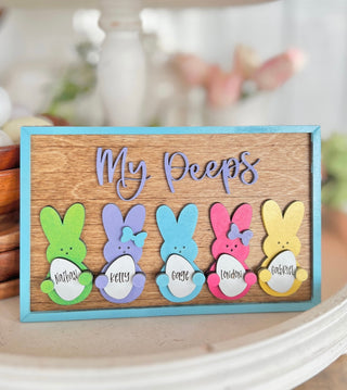 Custom Peeps Sign