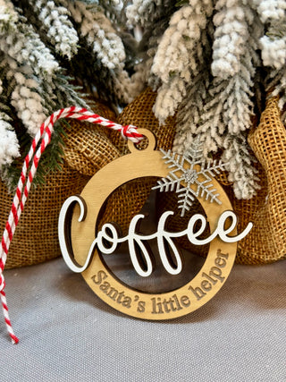 Coffee Christmas Ornaments