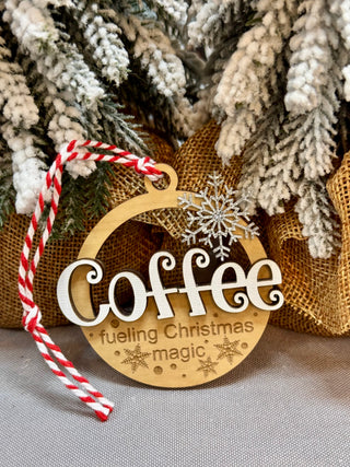 Coffee Christmas Ornaments