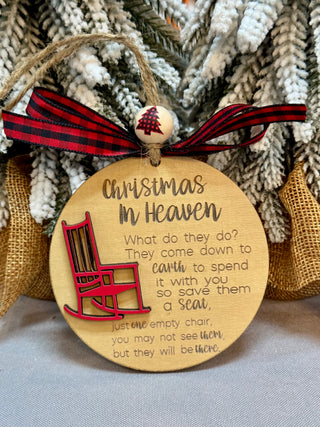 Christmas In Heaven Ornament