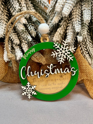 Teacher Christmas Ornaments