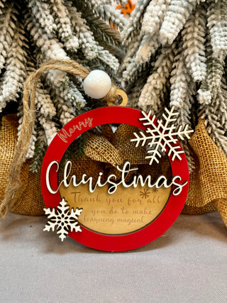Teacher Christmas Ornaments