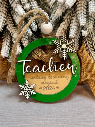 Teacher Christmas Ornaments
