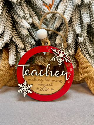 Teacher Christmas Ornaments