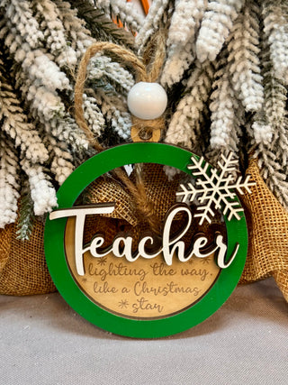 Teacher Christmas Ornaments