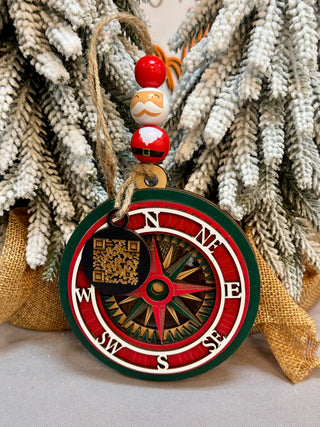Compass Santa Tracker Ornament