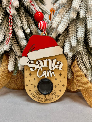 Santa Cam Ornament