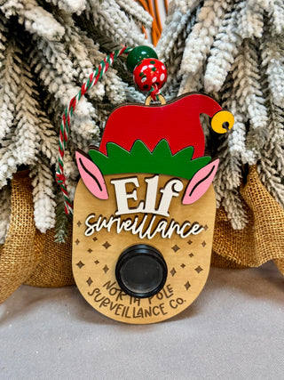 Elf Surveillance Ornament