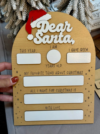 Dear Santa Letter