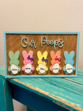 Custom Peeps Sign