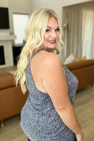 Small Talk Ribbed Halter Top