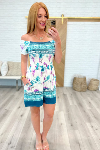 Little Boho Moment Floral Romper