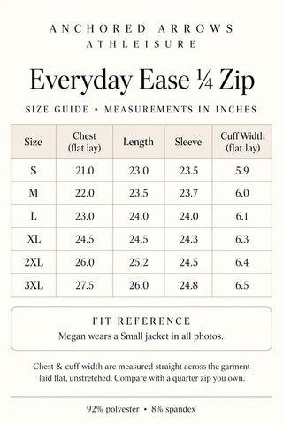 Pre-Order Everyday Ease 1/4 Zip Jacket