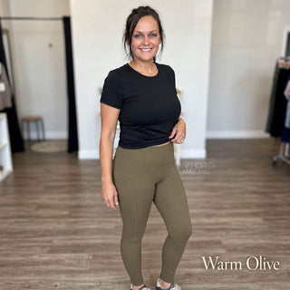 Pre-Order Triple Brushed Full Length Leggings with Pockets