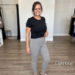 Pre-Order Triple Brushed Full Length Leggings with Pockets