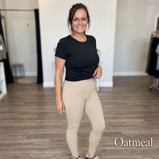 Pre-Order Triple Brushed Full Length Leggings with Pockets