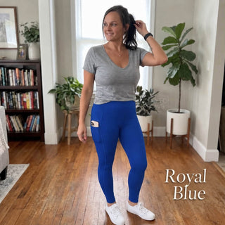 Pre-Order Triple Brushed Full Length Leggings with Pockets