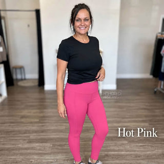 Pre-Order Triple Brushed Full Length Leggings with Pockets