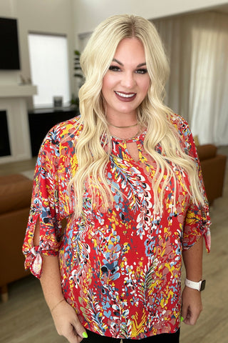 Not So Silly Keyhole Neckline Blouse