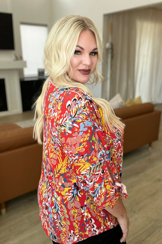 Not So Silly Keyhole Neckline Blouse