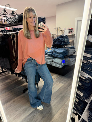 Judy Blue Mid Rise Jacqueline Flare Denim