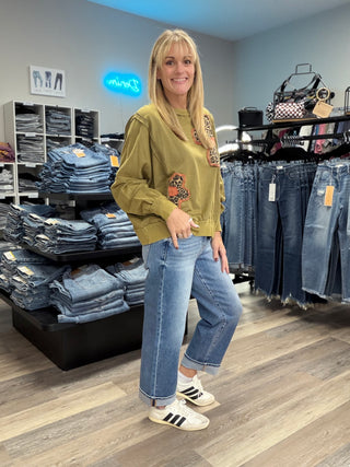Risen Mid-Rise Ankle Boyfriend Jean