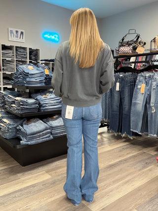 Risen Tummy Control High Rise Flare Jean
