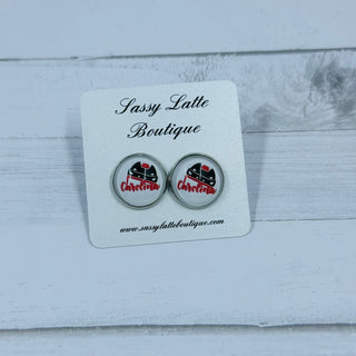 Hockey Helmet Earrings