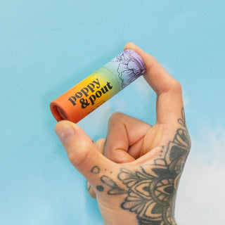 Poppy+Pout Vegan Lip Balm Pride Punch
