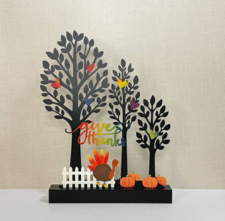 Everyday Tree Magnetic Decor w/ Wood Base