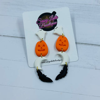 Halloween Clay Earrings