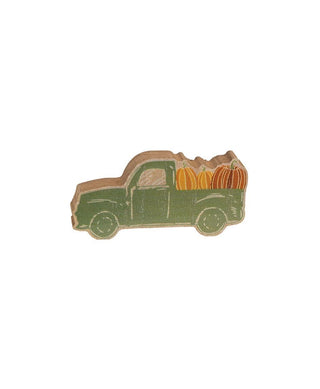 Welcome Autumn Green Truck Blocks