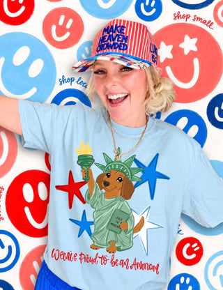 Weenie Proud to Be an American Graphic Tee 🌭🇺🇸⭐