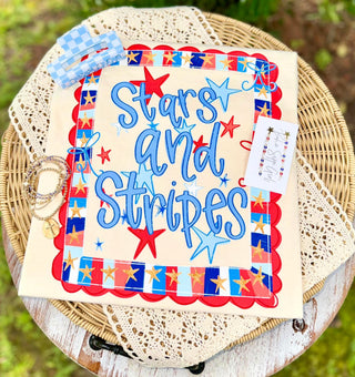 Stars and Stripes Frame Graphic Tee ⭐🇺🇸