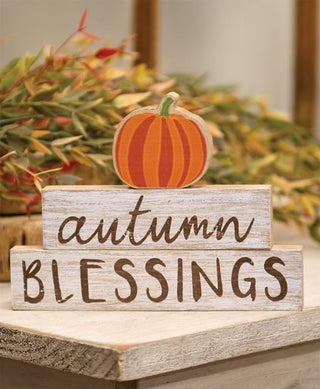 Autumn Blessings Pumpkin Stackers