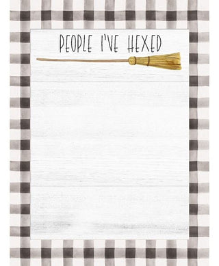 People I've Hexed Notepad