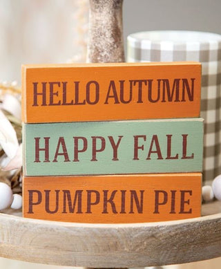 Happy Fall Skinny Mini Block