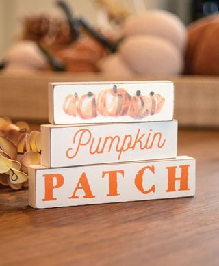 Pumpkin Patch Blocks, 3/Set