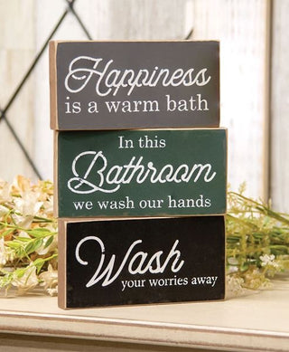 Wash Your Worries Away Block