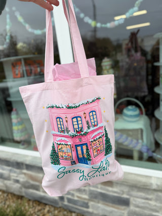 🎄 Christmas at Sassy Latte Boutique Tote 🎄