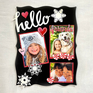 Snowflake Mini Art Pop Magnets Set of 3