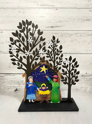 Nativity Magnets Set of 4