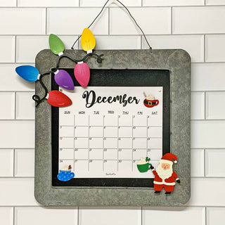 Christmas Lights Banner Magnetic Art Pop