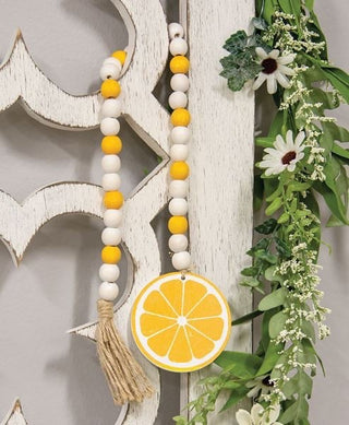 Lemon Slice Bead Garland