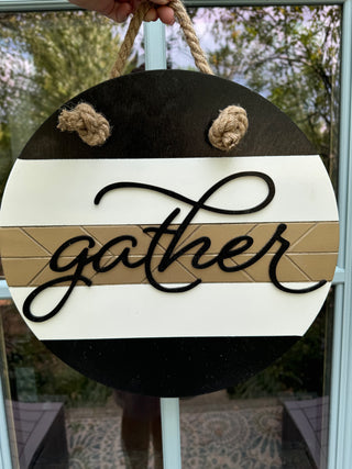 Gather Door Hanger