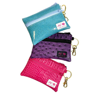 Makeup Junkie Zip It Keychain Wallets