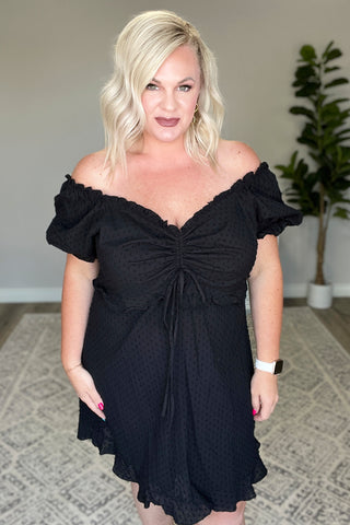 It's Cocktail Hour Ruffle Detail Dress