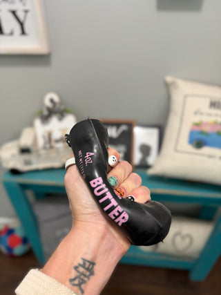 Black Cracking Butter Squishy