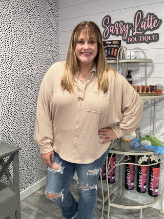 Tan Lightweight Pullover