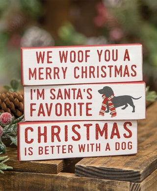 Better With A Dog Thin Mini Block